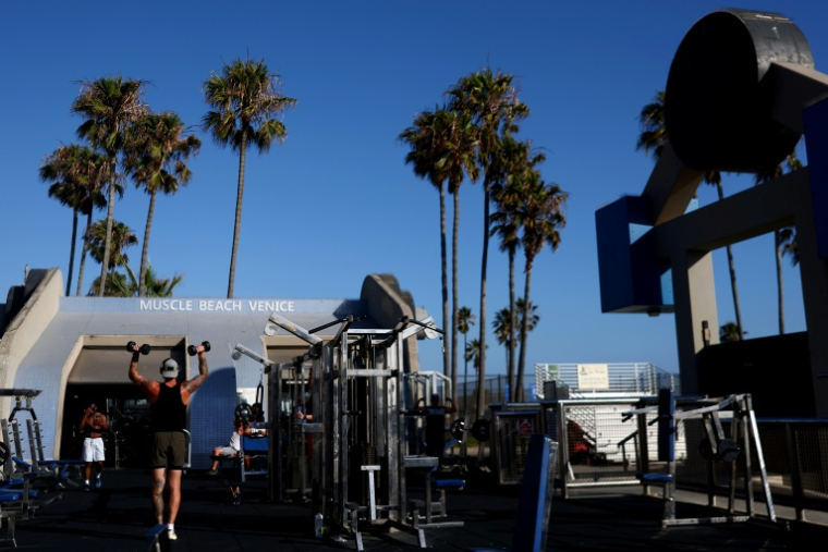 Des équipements de sport à Venice Beach, le 10 juin 2026, à Los Angeles ( GETTY IMAGES NORTH AMERICA / Dean Mouhtaropoulos )