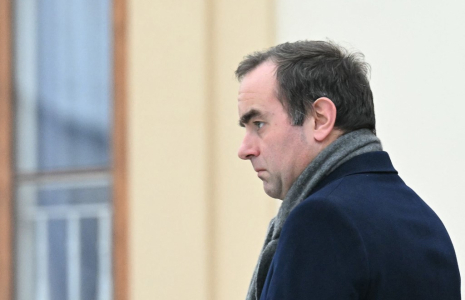 Sebastien Lecornu, le 13 janvier 2025, à Varsovie ( AFP / SERGEI GAPON )