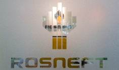 Photo d'archives du logo de la compagnie pétrolière russe Rosneft