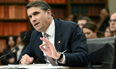 Le ministre américain de la Justice par intérim, Todd Blanche, témoigne devant une sous-commission de la Chambre des représentants, à Washington le 2 juin 2026 ( AFP / Brendan SMIALOWSKI )