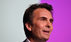Yannick Bolloré à Paris, le 24 avril 2023. ( AFP / ALAIN JOCARD )