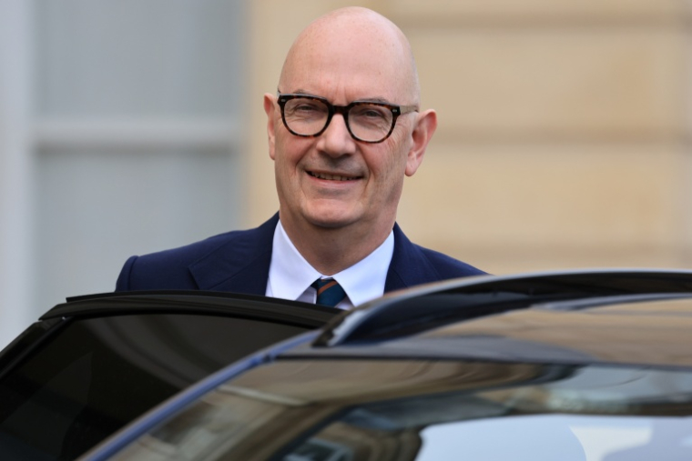 Le ministre de l'économie Roland Lescure, à Paris le 22 octobre 2026. ( AFP / Ludovic MARIN )