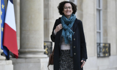 Emmanuelle Wargon, la présidente de la Commission de régulation de l'énergie, le 8 novembre 2022, à l'Élysée ( AFP / STEPHANE DE SAKUTIN )