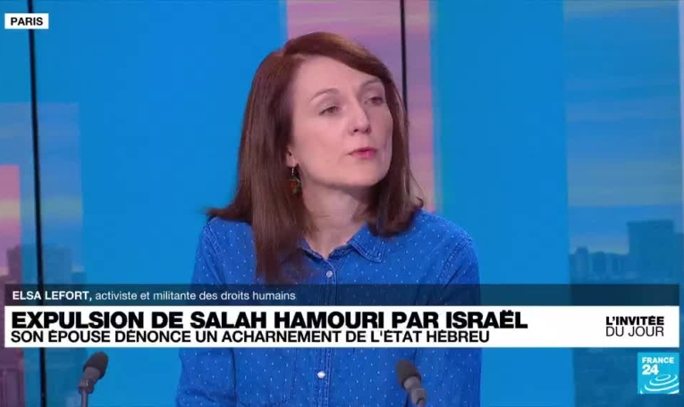 Elsa Lefort, épouse de Salah Hamouri : "Nous voulons que la France agisse pour éviter son expulsion"