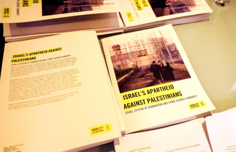 AMNESTY ACCUSE ISRAËL DE MENER UNE POLITIQUE D'"APARTHEID"