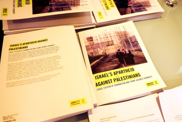 AMNESTY ACCUSE ISRAËL DE MENER UNE POLITIQUE D'"APARTHEID"