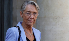 La Première ministre française Elisabeth Borne au palais de l'Elysée, à Paris