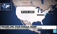 Donald Trump en procès civil pour fraude à New York : l'ancien président "risque gros"