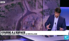 Course à l'espace : une nouvelle fusée de Jeff Bezos décolle avec le capitaine Kirk à son bord