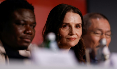 L'actrice française Juliette Binoche, présidente du jury du 78ème Festival de Cannes, le 13 mai 2025 à Cannes ( AFP / Ian LANGSDON )