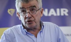 Le PDG de Ryanair, Michael O'Leary, à Londres, le 2 mars 2022 ( AFP / TOLGA AKMEN )