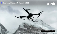 Népal: des drones à l'assaut des déchets de l'Everest