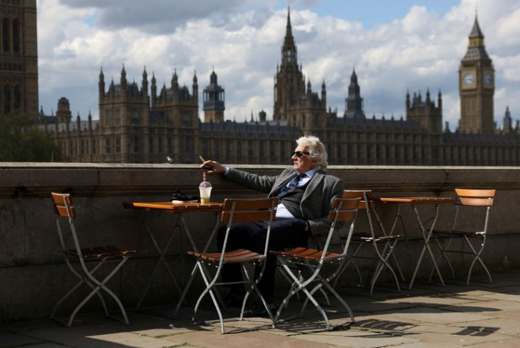 Vue sur Big Ben et le  palais de Westminster, à Londres