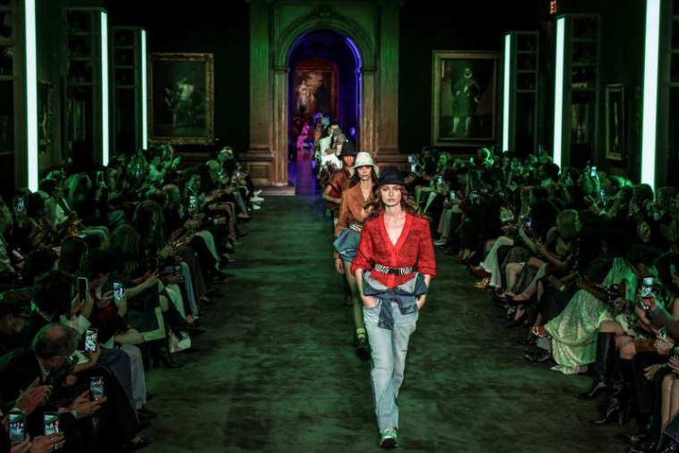 Défilé de la collection Croisière 2027 de Louis Vuitton à New York