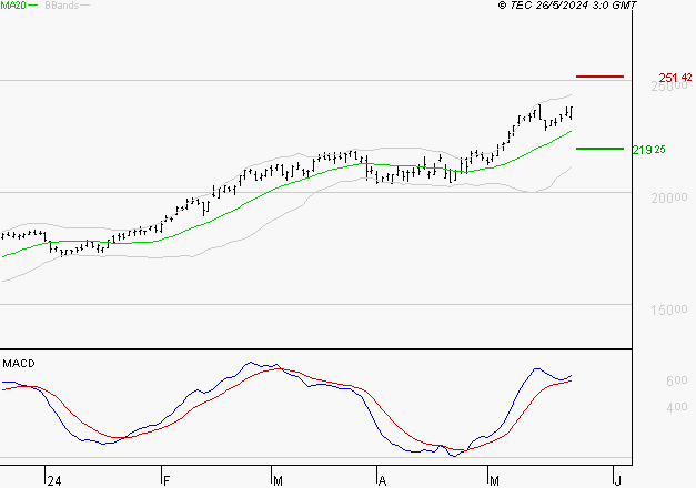 SCHNEIDER ELECTRIC SA : Le mouvement reste haussier
