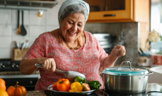 Les bienfaits des régimes à base de végétaux ne sont toujours pas remis en question, mais les besoins alimentaires évoluent au fil de l’existence, et il faut en avoir conscience. (crédit: Adobe Stock/photo générée par IA)