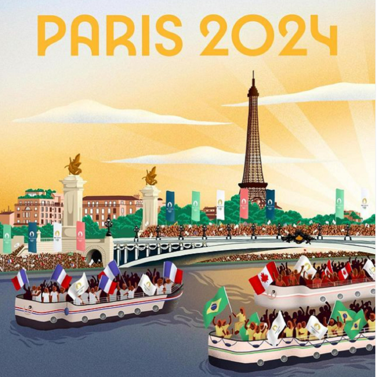 La Ville de Paris multiplie les événements deux ans avant l’arrivée des JO dans la capitale crédit photo : Capture d’écran Instagram @paris2024
