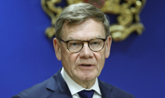 Johann Wadephul, à Rabat, le 30 avril 2026 ( AFP / ABDEL MAJID BZIOUAT )