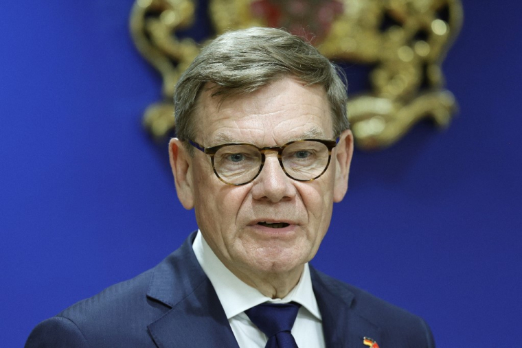 Johann Wadephul, à Rabat, le 30 avril 2026 ( AFP / ABDEL MAJID BZIOUAT )