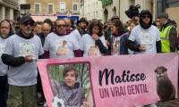 Marche en mémoire de Matisse, le 4 mai 2024 à Châteauroux ( AFP / GUILLAUME SOUVANT )