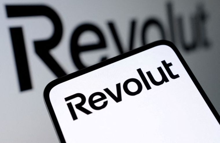 L'illustration montre le logo de Revolut