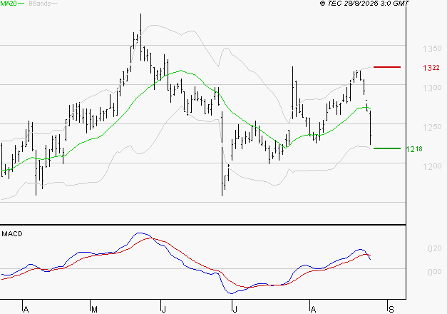 CARREFOUR SA : Une consolidation vers les supports est probable
