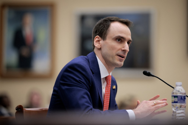 Michael Kratsios à Washington, aux États-Unis, le 14 janvier 2026. ( GETTY IMAGES NORTH AMERICA / CHIP SOMODEVILLA )