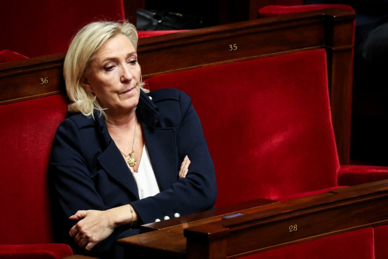 Marine Le Pen à Paris, le 15 octobre 2025. ( AFP / ALAIN JOCARD )