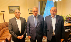 De hauts responsables du Hamas rencontrent le vice-ministre russe des Affaires étrangères Mikhaïl Bogdanov