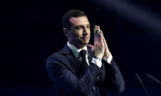 Jordan Bardella, le 2 juin 2024, à Paris ( AFP / STEPHANE DE SAKUTIN )