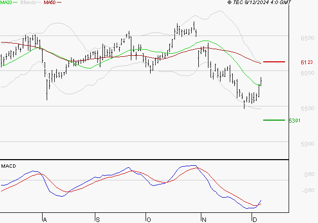 BNP PARIBAS : Attendre un test du support