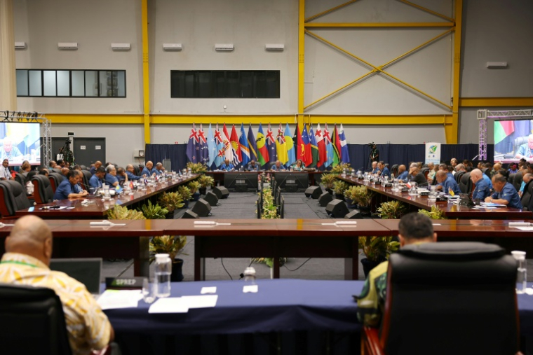 Sommet des dirigeants océaniens à Honiara, aux îles Salomon, le 10 septembre 2025 ( AFP / Ben STRANG )