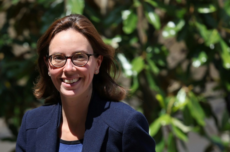 Amélie de Montchalin, ministre de la Transition écologique et de la Cohésion des territoires, arrive à l'hôtel Matignon, le 21 juin 2024 à Paris ( AFP / Thomas COEX )
