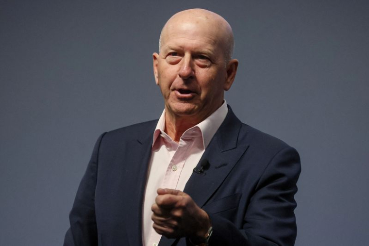 David Solomon, PDG de Goldman Sachs, s'exprime lors de la journée des investisseurs de Goldman Sachs au siège de Goldman Sachs à New York