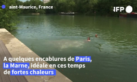Fortes chaleurs: se baigner dans la Marne, malgré les risques de noyade