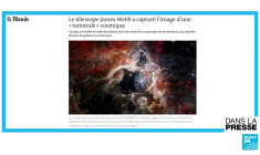 James Webb : voyage cosmique aux confins de l'univers