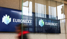 Bourse Euronext dans le quartier d'affaires de La Défense près de Paris