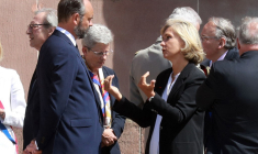 Edouard Philippe et Valérie Pécresse, à Suresnes, en juin 2020 ( POOL / LUDOVIC MARIN )