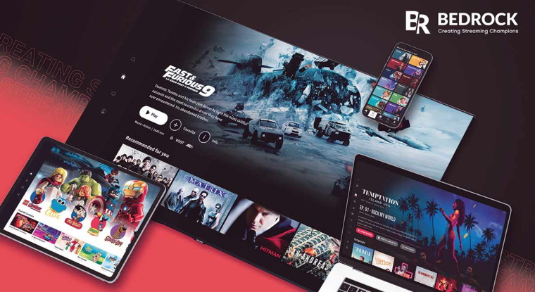 M6 compte sur sa nouvelle pétite technologique Bedrock, dont il détient 50% du capital, pour développer ses offres de contenus, notamment de streaming. (© Bedrock)