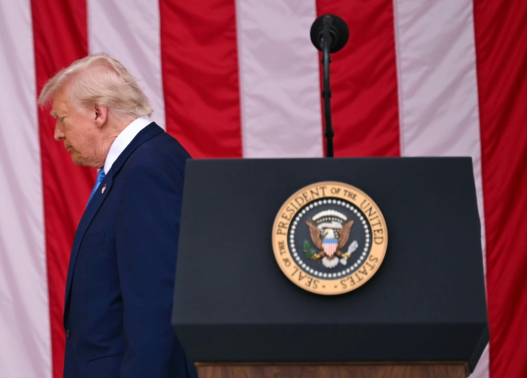 Le président américain Donald Trump, à Arlington (Virginie), le 26 mai 2025 ( AFP / SAUL LOEB )