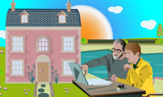 Philippe et Annie doivent conserver des liquidités pour, éventuellement, racheter les parts de la maison familiale d'Annie. (© Artelette)