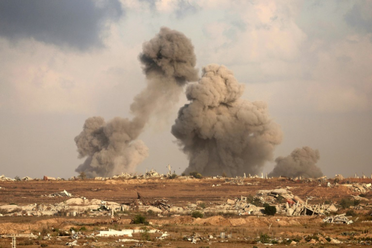Bombardements israéliens sur la bande de Gaza, le 19 septembre 2025 ( AFP / Jack GUEZ )