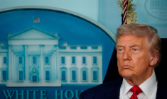 Donald Trump à Washington, aux États-Unis, le 11 août 2025. ( GETTY IMAGES NORTH AMERICA / ANDREW HARNIK )