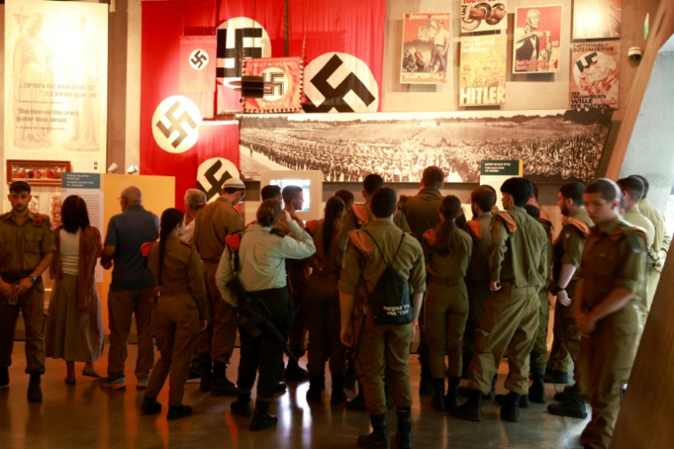 Le mémorial de l'Holocauste Yad Vashem à Jérusalem, le 23 avril 2025 ( AFP / Menahem Kahana )