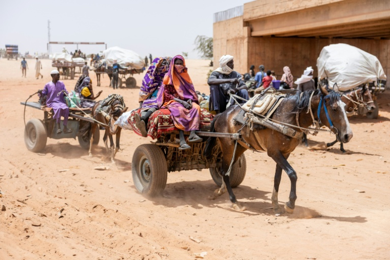 Au poste-frontière d'Adré, au Tchad, le 8 juin 2026 ( AFP / Joris Bolomey )