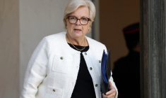 Catherine Vautrin à Paris, le 5 mars 2025. ( AFP / LUDOVIC MARIN )