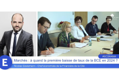 Marchés : à quand la première baisse de taux de la BCE en 2024 ?