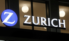 Le logo de Zurich Insurance à son siège à Zurich