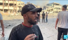 Gaza : la Défense civile annonce dix-sept morts dans une frappe israélienne sur une école