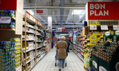 Un supermarché près de Paris